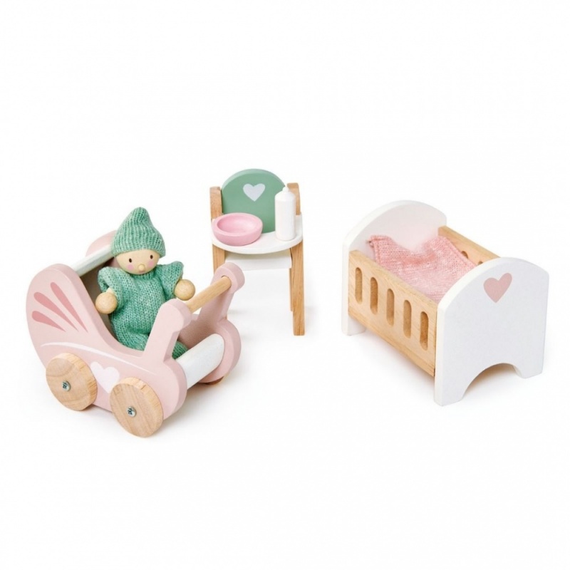Tender Leaf Dolls House Nursery Set